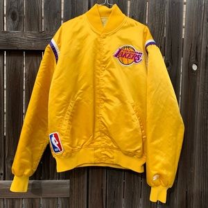 VINTAGE LAKERS STARTER JACKET